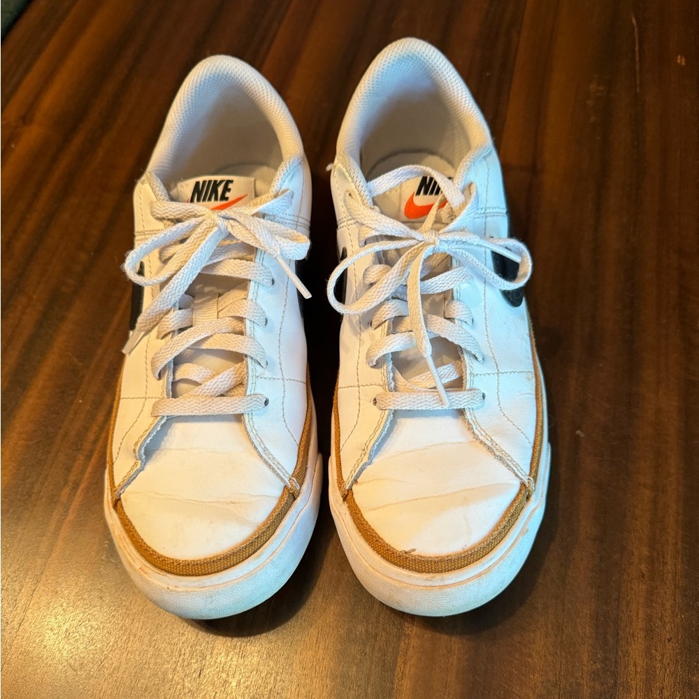 Nike. Court. Sneakers. Size youth 5.5 fits me, I wear women’s 7.5.